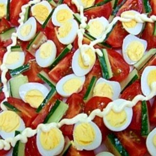ミニトマト＆うずら卵のサラダ